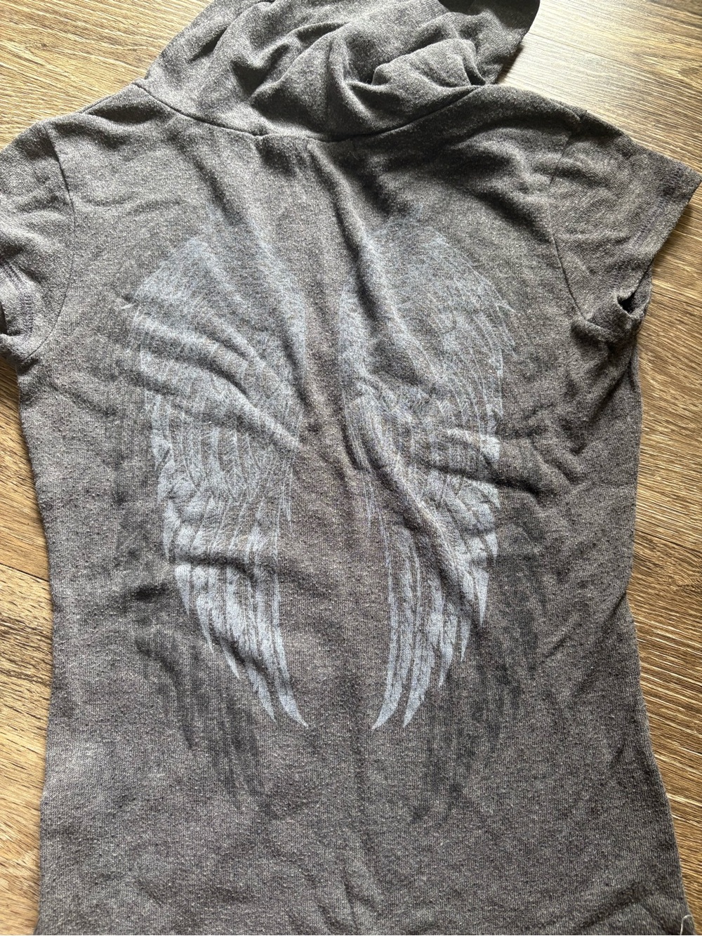 SOLD ‼️ Poetry Hooded Top - Picture 3 of 4